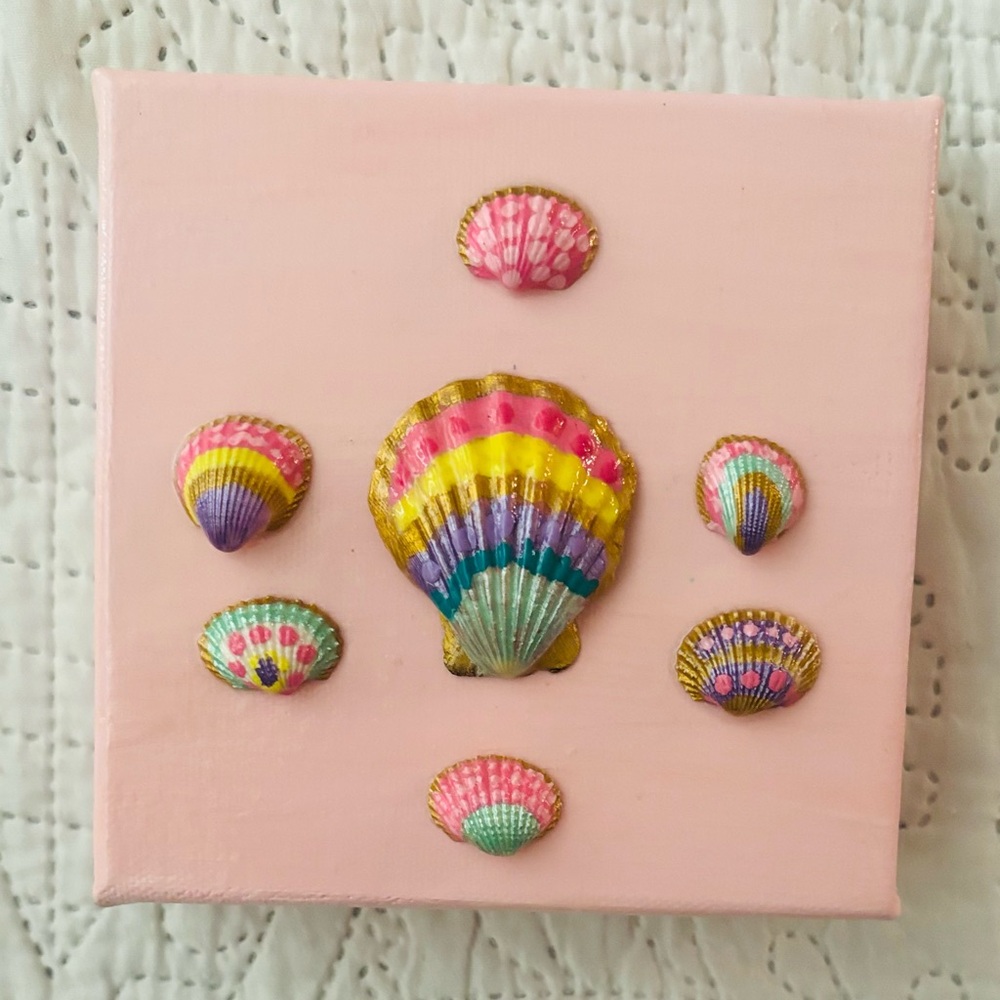 Pink Seashell Decor Box